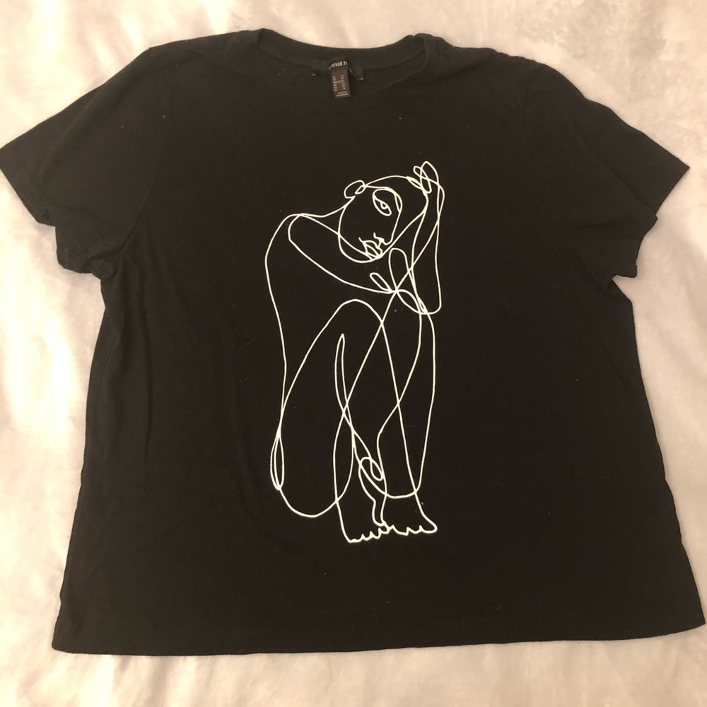 Forever 21 artsy t shirt size 0X